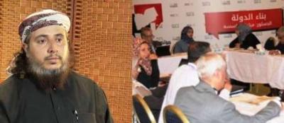 - القيادي بالقاعدة نصر الآنسي ينفي اعتقاله أو تهديد التنظيم بتصفية اعضاء فريق بناء الدولة..