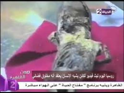 - فيديو: إعلامي مصري يعرض أول فيديو لكائن فضائي يشبه الإنسان !