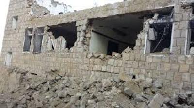  - طيران العدوان يدمر مدرسة محمد الدرة بمحافظة صعدة..