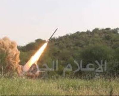  - قصف صاروخي ومدفعي على تجمعات مرتزقة العدو قبالة نجران وعسير..
