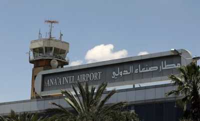  - اللجنة العسكرية الخاصة بمناقشة خروقات الهدنة تغادر مطار صنعاء..

