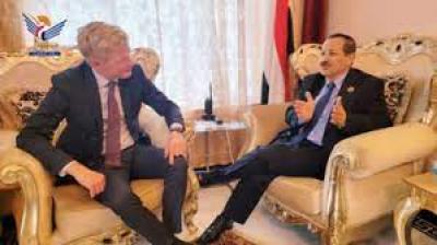  - وزير الخارجية يلتقي المبعوث الخاص للأمين العام للأمم المتحدة إلى اليمن..
