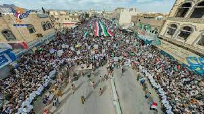  - أربع مسيرات حاشدة بصعدة تعزيزاً لصمود الشعب الفلسطيني وتأييداً لقرارات القيادة..
